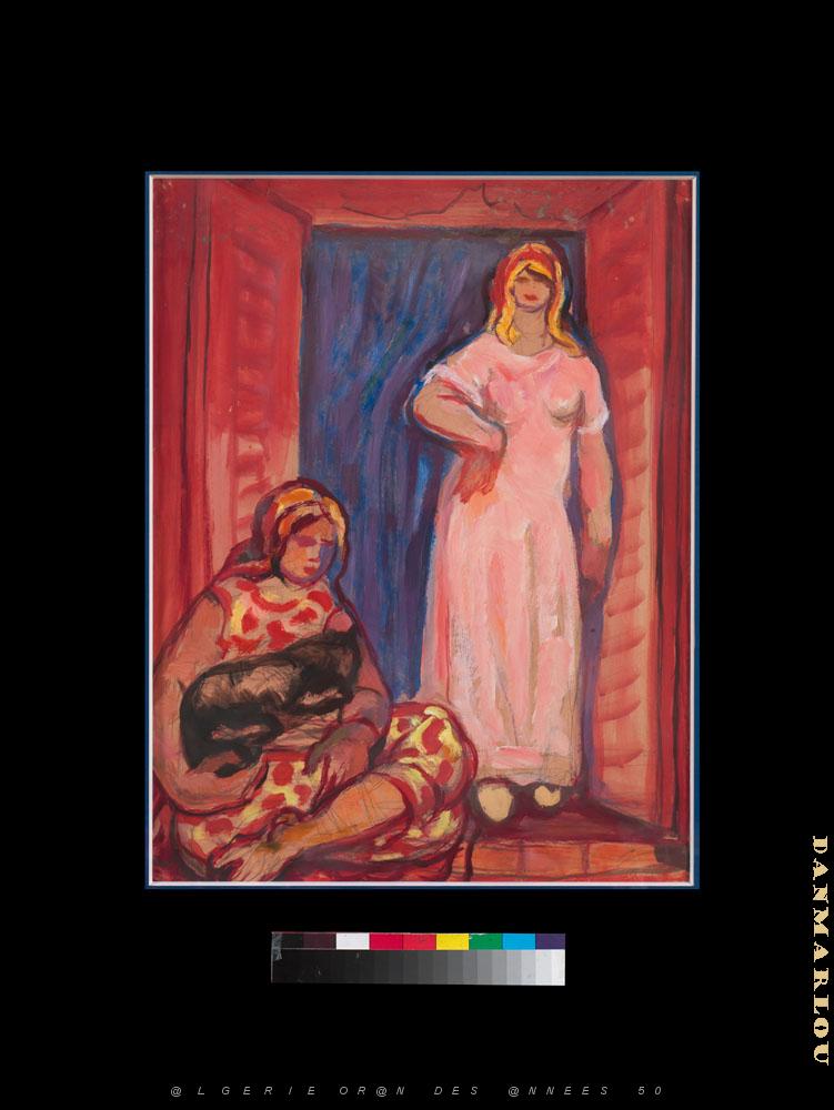 AUGUSTIN FERRANDO 1880-1957 Ferrando-017  La porte bleue.jpg -  